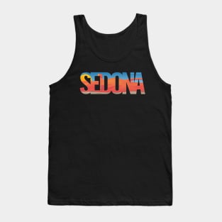 Sedona Arizona Scenic Typography Tank Top